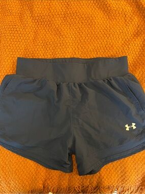 Under Armour Women's Dark Navy Athletic Running Shorts